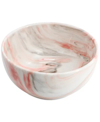 Elama Marble 16 Pc. Dinnerware Set, Service For 4 In Pink