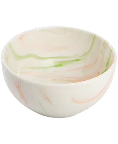 Elama Fine Marble Multi 16pc Porcelain Dinnerware Set In Multi