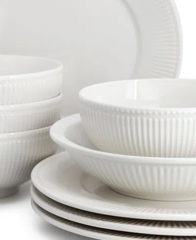 Elama Kate 16-pc. Dinnerware Set, Service For 4 In White