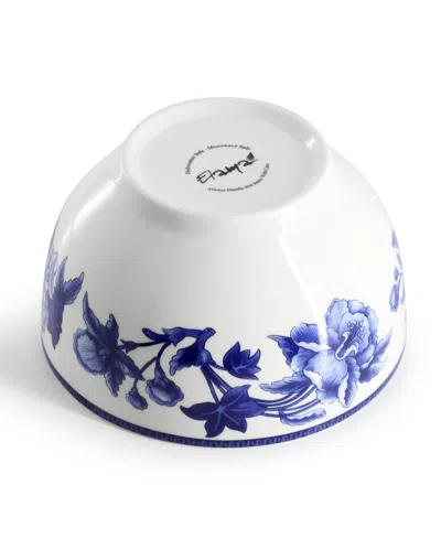 Elama Blue Orchid 16-pc. Dinnerware Set, Service For 4 In Blue