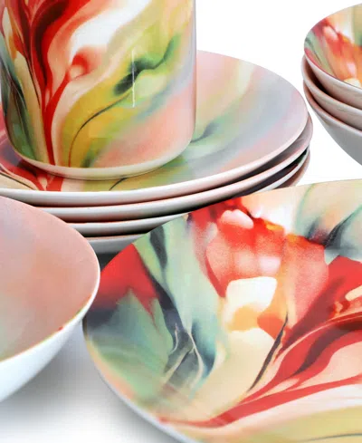 Elama Autumn Storm 16-pc. Dinnerware Set, Service For 4 In Multi