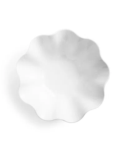 Q Squared Clam Serving Bowl In White