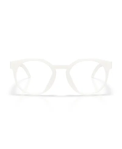 Oakley 52mm Rectangle Optical Glasses In White