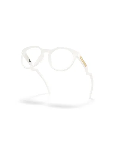 Oakley 52mm Rectangle Optical Glasses In White