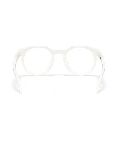 Oakley 52mm Rectangle Optical Glasses In White