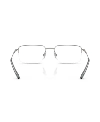 Arnette 56mm Rectangle Optical Glasses In Gray