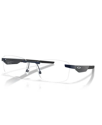 Oakley 55mm Rectangle Optical Glasses In Black