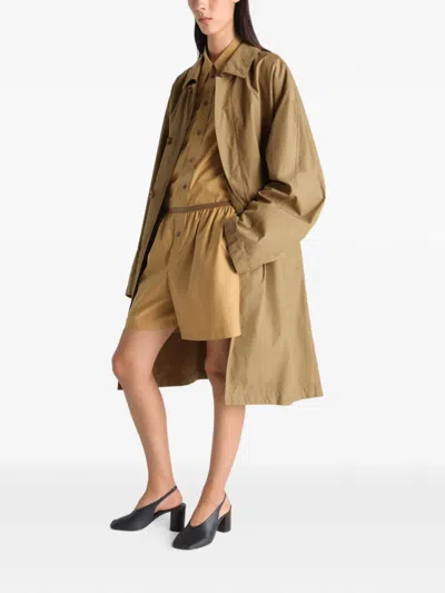 Lemaire Buttoned Raincoat In Multi