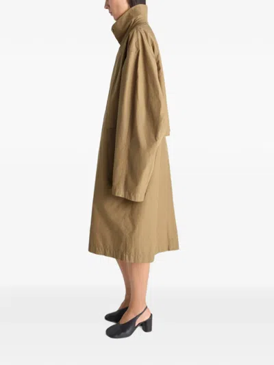 Lemaire Buttoned Raincoat In Multi