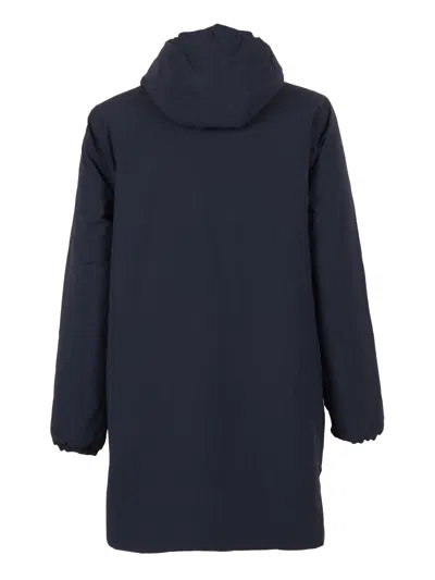 K-way Jacob St Warm Double Down Jacket In Blue