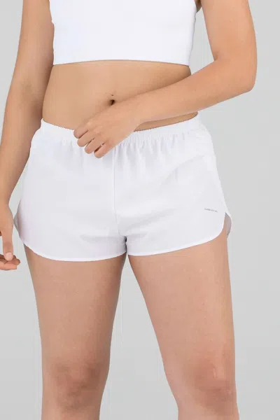 Boa Elite Printed Split Short In White In White