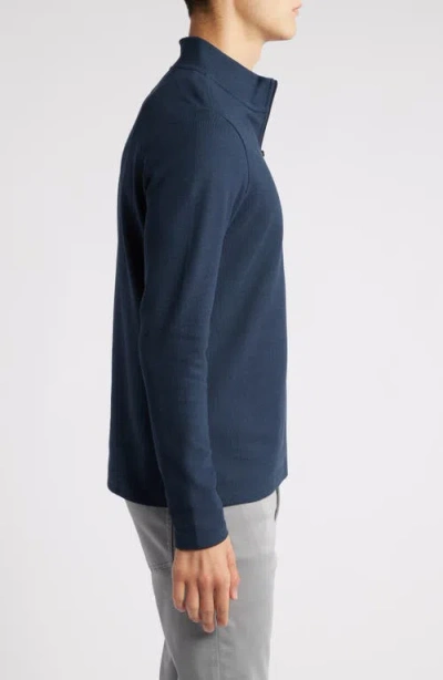 Robert Barakett Karuna Half Zip Pullover In Blue
