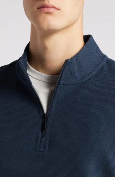 Robert Barakett Karuna Half Zip Pullover In Blue