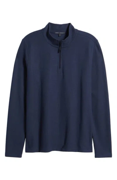 Robert Barakett Karuna Half Zip Pullover In Blue