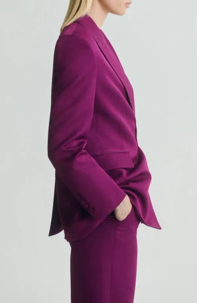 Mango Double Breasted Jacket In Pink