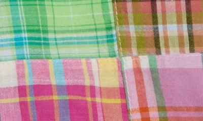 Vintage 1946 Patchwork Madras Flat Front Shorts In Multi
