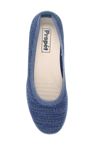 Propét Yen Mesh Flat In Blue