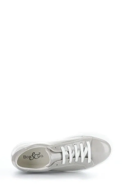 Bos. & Co. Maya Platform Sneaker In White