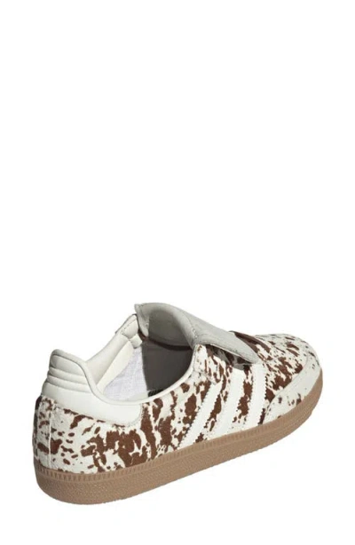 Adidas Originals Adidas Samba Lt Genuine Calf Hair Sneaker In White