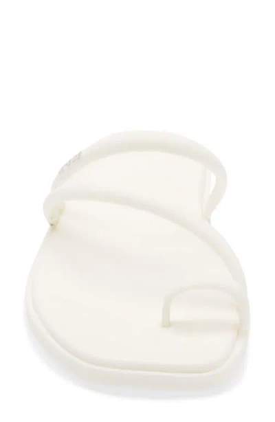 Crocs Miami Toe Loop Sandal In White