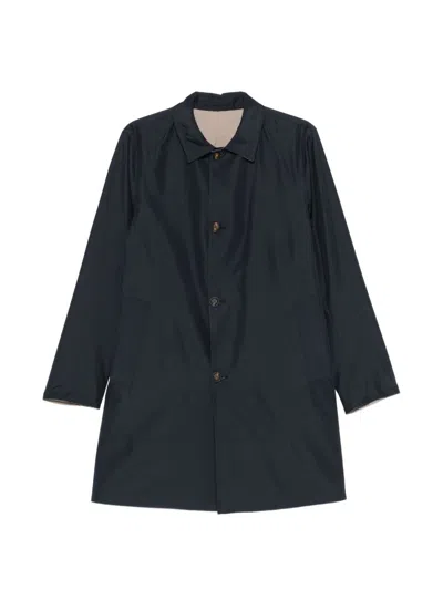 Kired Single-breasted Coat In Blue