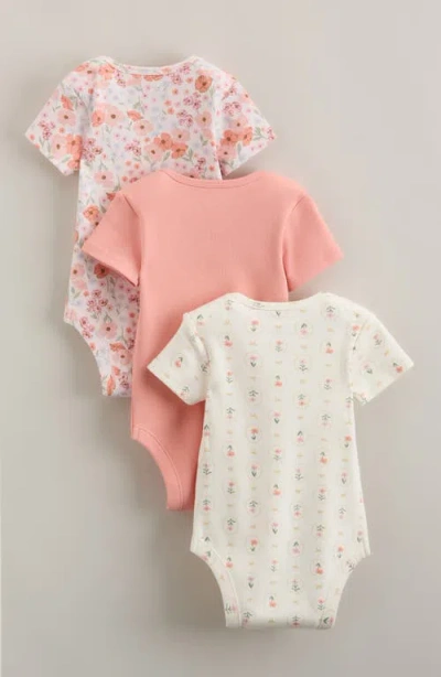 Nordstrom Grow With Me 3-pack Assorted Bodysuits In Multi