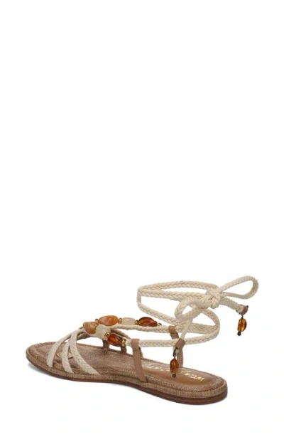Sam Edelman Rori Ankle Wrap Sandal In Neutral