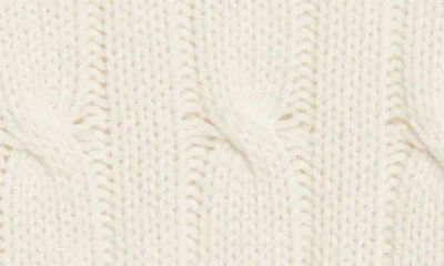 Nili Lotan Fabiana Striped Cable-knit Wool Sweater In White