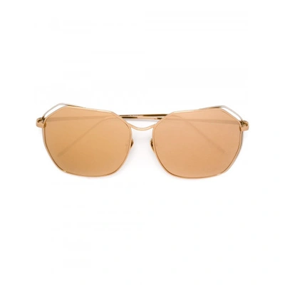 Shop Linda Farrow '350' Sunglasses