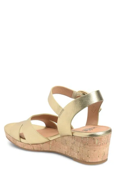 Söfft Vanessa Ankle Strap Platform Wedge Sandal In Multi