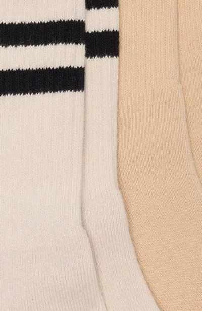 Bp. Assorted 2-pack Varsity Stripe Crew Socks In Multi