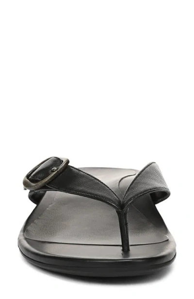 Vionic Grove Toe Post Sandal In Black