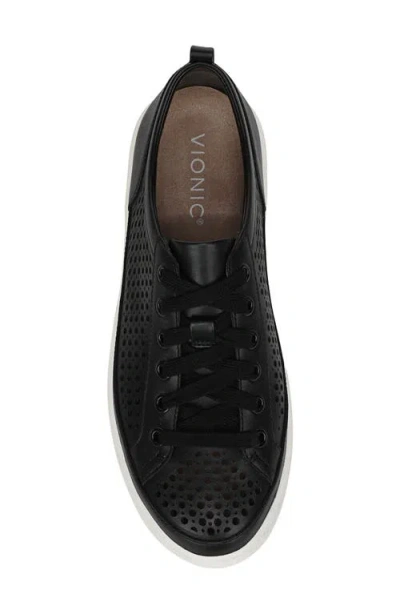 Vionic Winny Perf Sneaker In Black