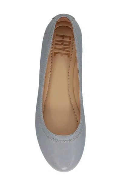 Frye Carson Ballet Flat In Gray