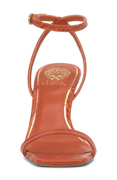 Vince Camuto Ambee Ankle Strap Wedge Sandal In Blue