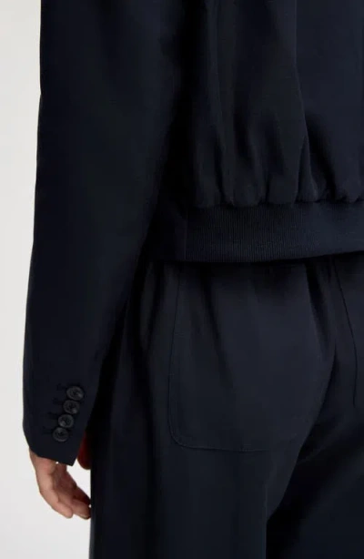 Sam Edelman Crop Blazer In Blue