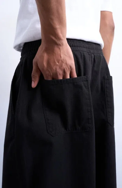 Topman Herringbone Pants In Black
