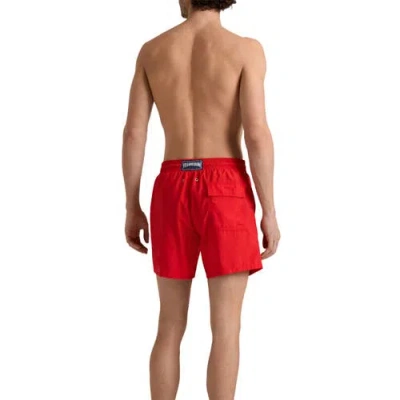 Vilebrequin Solid Swim Trunks In Red