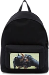 GIVENCHY Black Rottweiler Fight Backpack