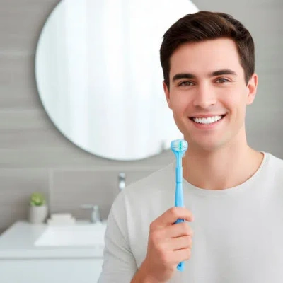 Pursonic 3d Advanced Tech 360° Full Coverage Toothbrush Set In Blue