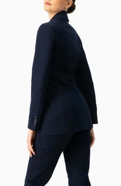Ivonne Single-button Blazer In Blue