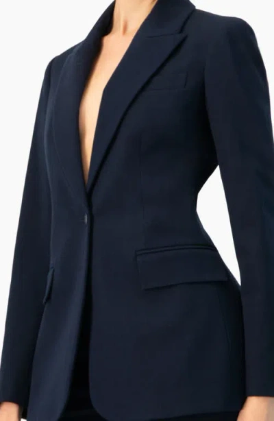 Ivonne Single-button Blazer In Blue