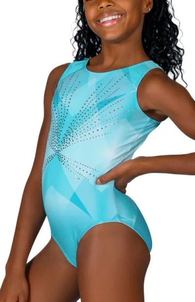 Destira Crystal Vision Leotard In Blue