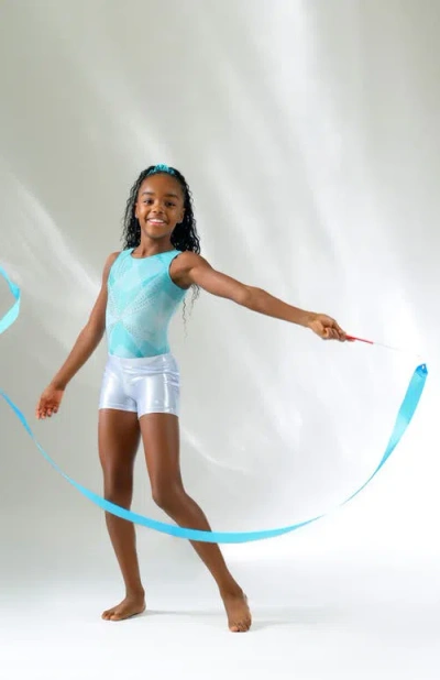 Destira Crystal Vision Leotard In Blue