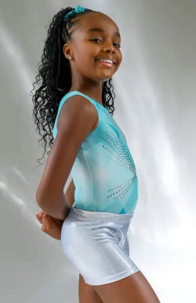 Destira Crystal Vision Leotard In Blue