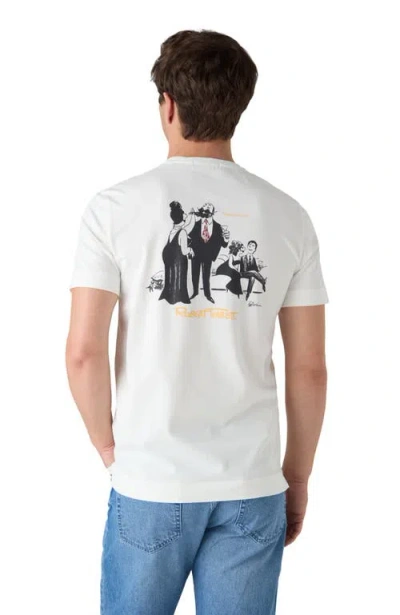 Robert Talbott Stretch Jersey Graphic Dean Tee In Neutral