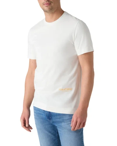 Robert Talbott Stretch Jersey Graphic Dean Tee In Neutral