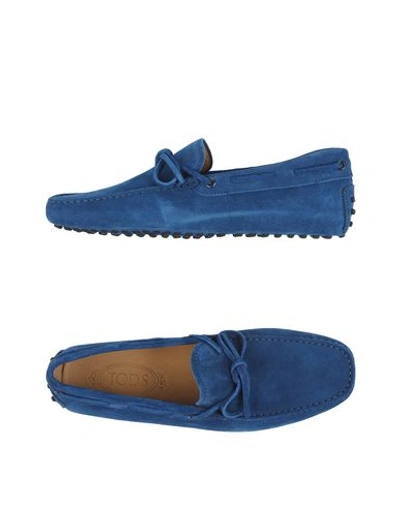 Tod's Loafers In Blue