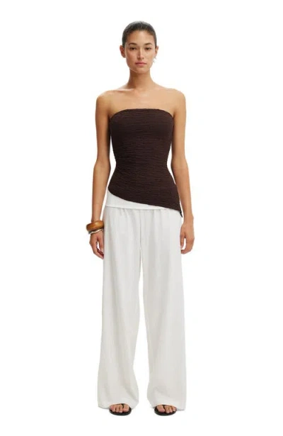 Cotton On Haven Fold Over Pant In White