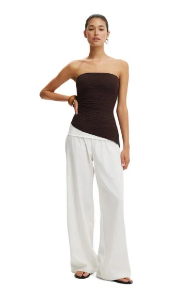 Cotton On Haven Fold Over Pant In White